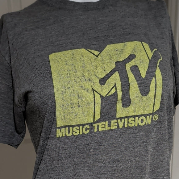 Gray MTV Graphic T-Shirt size M