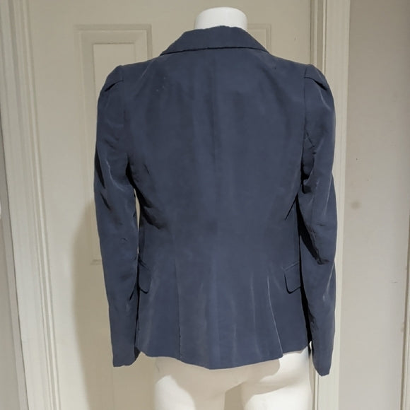 H&M Elegant Blue Gray Women's Blazer size 2