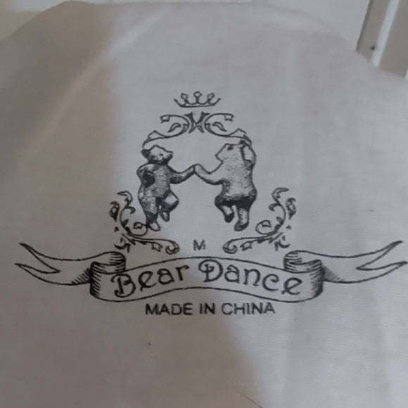 Bear Dance Cream Pop Art Tank Top size M