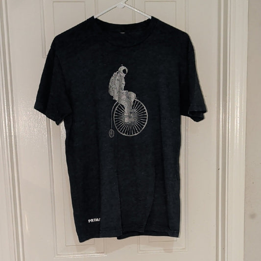 Primal Dark Blue Astronaut Bicycle Tee Men's Medium