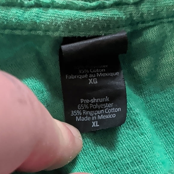 Tullamore Dew Irish Whiskey Men’s Size XL Green Short Sleeve Tee