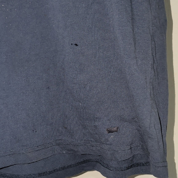 Men's Classic Dark Blue T-Shirt with Pocket XL