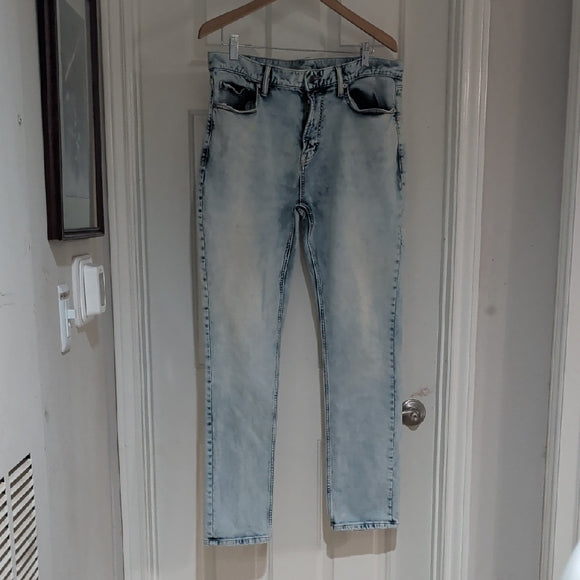 Old Navy Slim Fit Jeans Men's 36x32 Light Wash Denim Pants