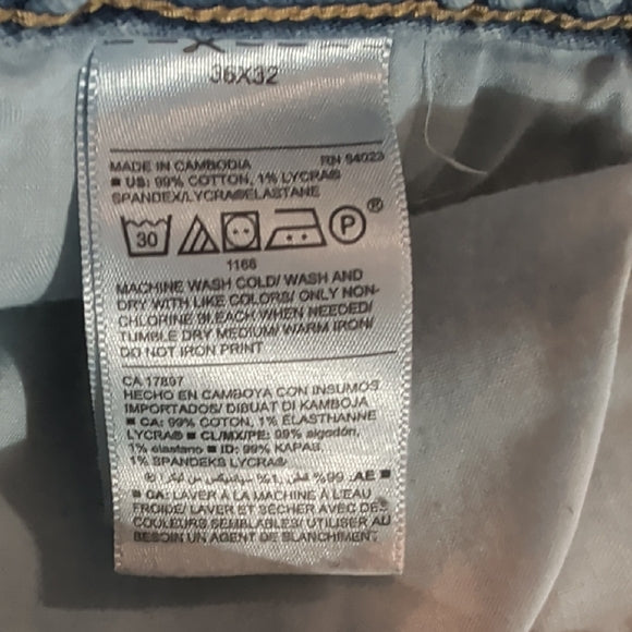 Old Navy Slim Fit Jeans Men's 36x32 Light Wash Denim Pants