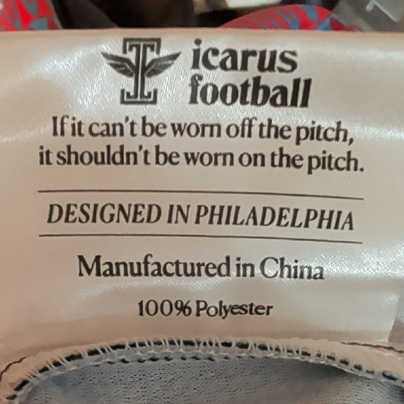 Colorful Striped Soccer Jersey with Shiner Light Logo Men's M