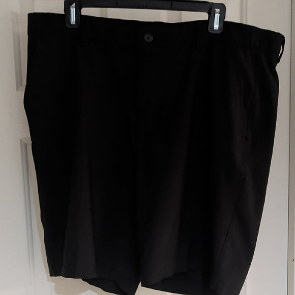 Greg Norman Men’s 4-Way Stretch Flat Front Lightweight Short, Black, Size- 38