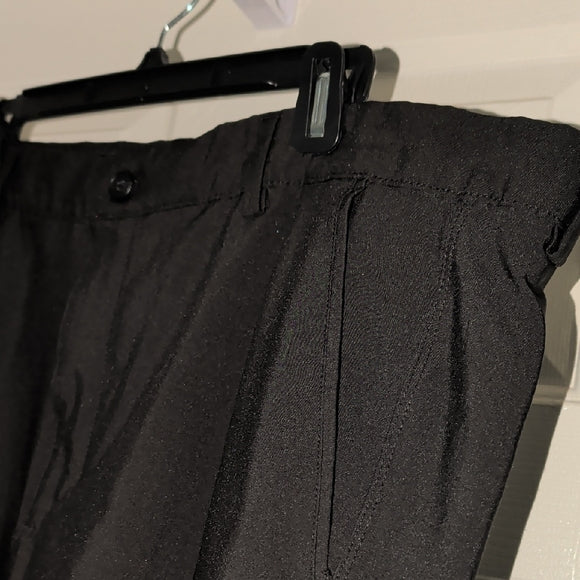 Greg Norman Men’s 4-Way Stretch Flat Front Lightweight Short, Black, Size- 38