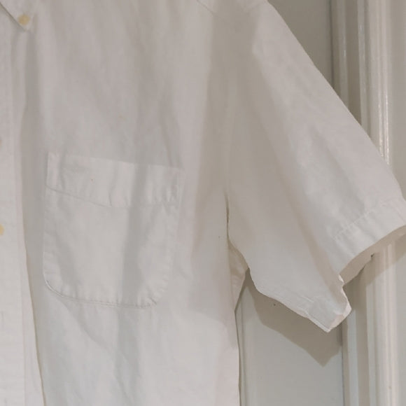 Dockers Men's Cream Button Down Shirt L