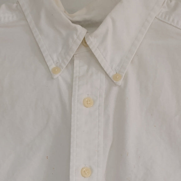 Dockers Men's Cream Button Down Shirt L