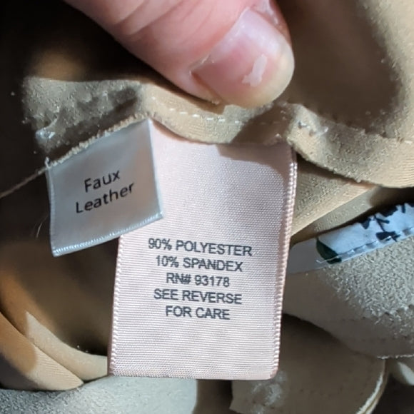 Philosophy Chic Beige Women's Blazer M NWOT