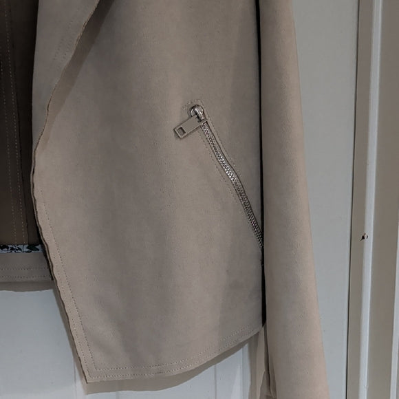 Philosophy Chic Beige Women's Blazer M NWOT