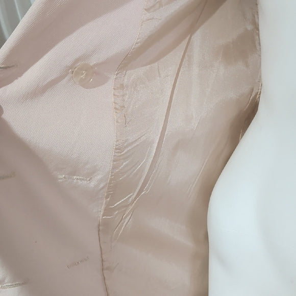 H&M Chic Women's Blazer in Soft Cream US 2