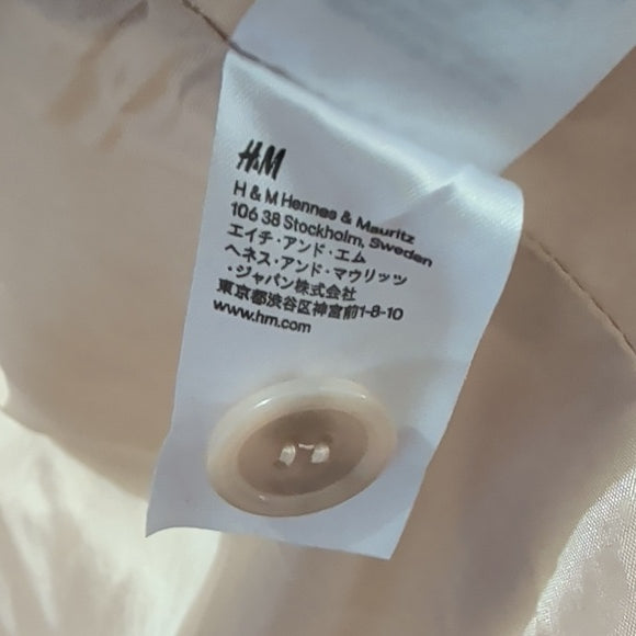 H&M Chic Women's Blazer in Soft Cream US 2