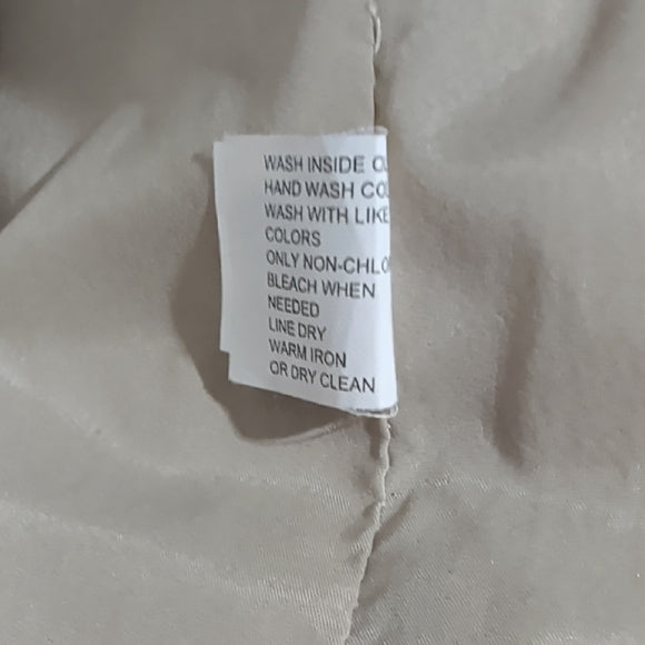 Banana Republic Blazer Womens 0 Tan Cotton Blend Stretch Business Casual Classic