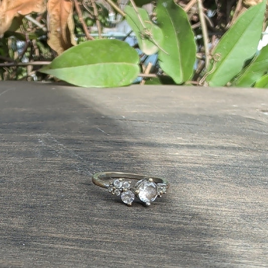 Dazzling Gold and Silver Women's Ring