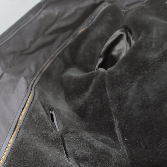 NWT Stylish Navy Blue Fleece Trench Coat Women's 14R