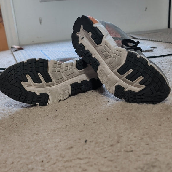 ASICS Women's Gray and Pink Running Shoes US 7 I EK 38