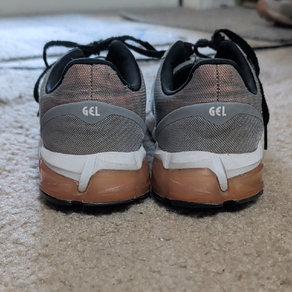 ASICS Women's Gray and Pink Running Shoes US 7 I EK 38