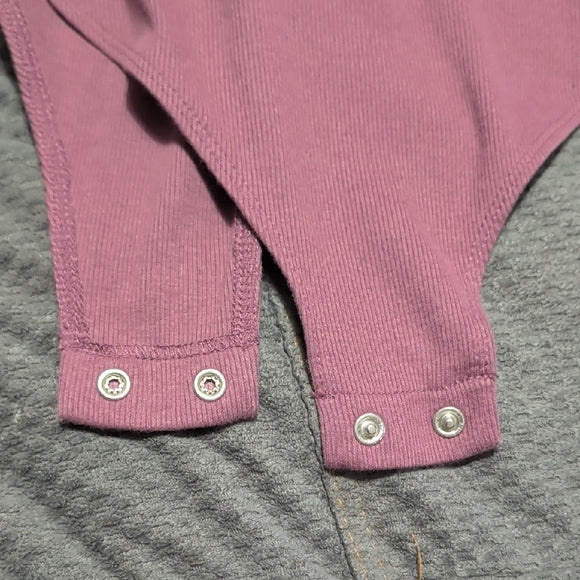 Wild Fable Chic Mauve Bodysuit XS