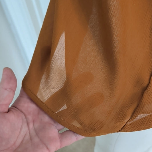 Ann Taylor Factory Women's Orange Top XL