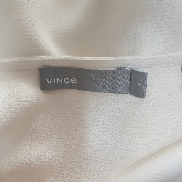 Vince Cream Wrap Blouse Women's Small