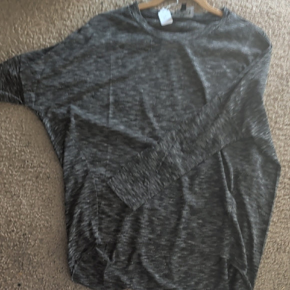 Angie Dark Gray Long Dolman Sleeve Top Women's Medium