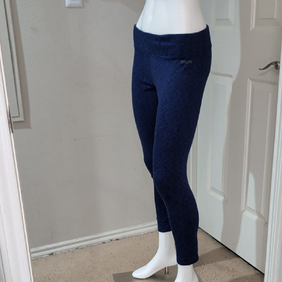 Calvin Klein Chic Navy Textured Leggings Large