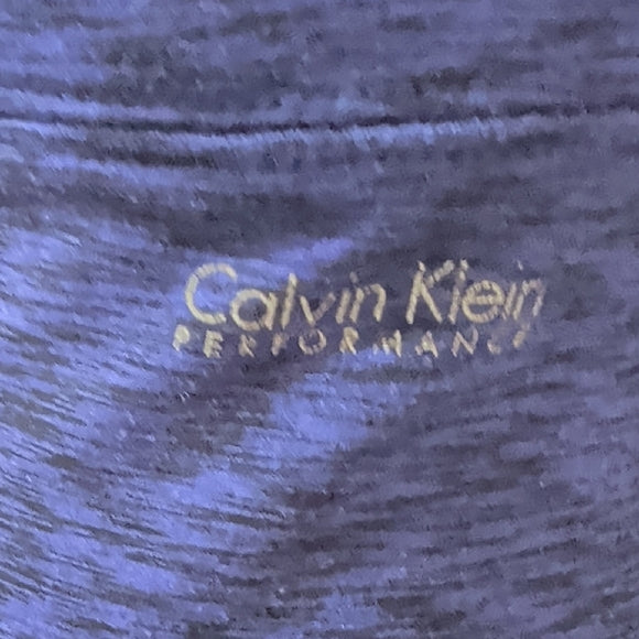 Calvin Klein Chic Navy Textured Leggings Large