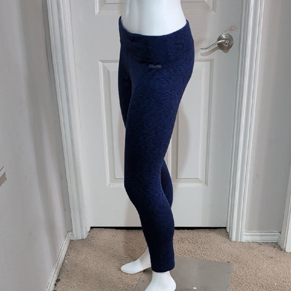 Calvin Klein Chic Navy Textured Leggings Large
