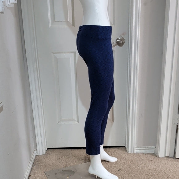 Calvin Klein Chic Navy Textured Leggings Large