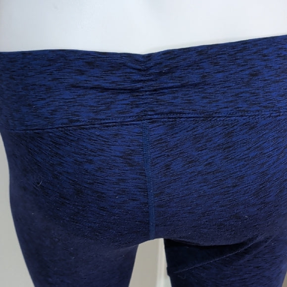 Calvin Klein Chic Navy Textured Leggings Large