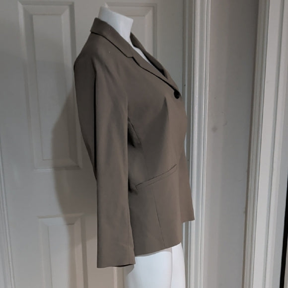 Topshop Women's Taupe Blazer Women's 12