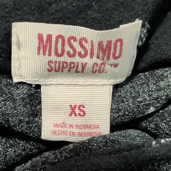 Mossimo Supply Co. Navy Blue and White Open Back Mini Dress XS