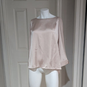 Express Cream/Beige Women's Blouse Large