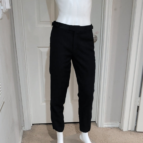The Blk Tux Classic Black Women's Dress Skinny Trousers Size 30