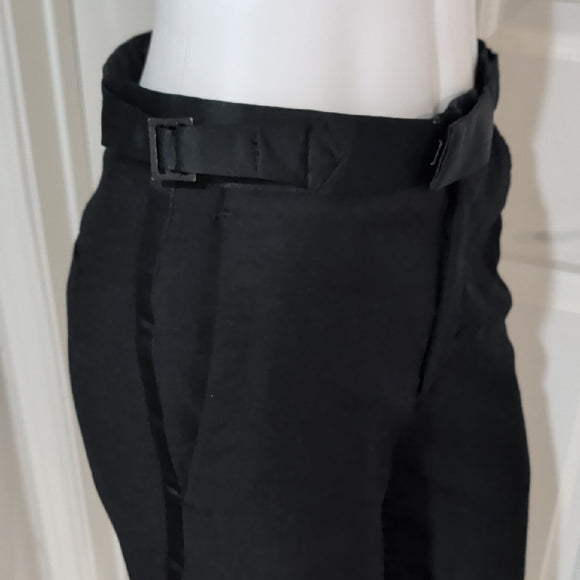 The Blk Tux Classic Black Women's Dress Skinny Trousers Size 30