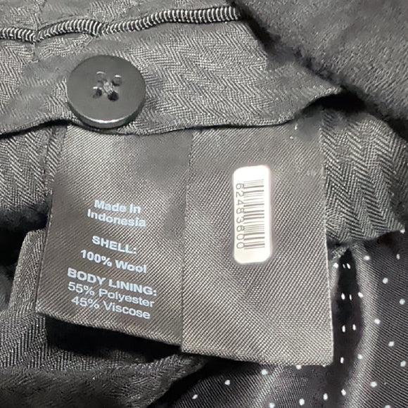 The Blk Tux Classic Black Women's Dress Skinny Trousers Size 30