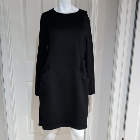 NWT Max Studio Classic Black Long Sleeve Dress Women's XL