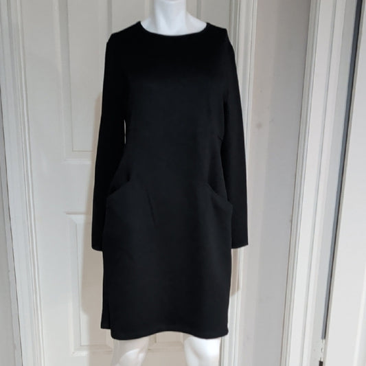 NWT Max Studio Classic Black Long Sleeve Dress Women's XL