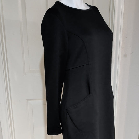 NWT Max Studio Classic Black Long Sleeve Dress Women's XL