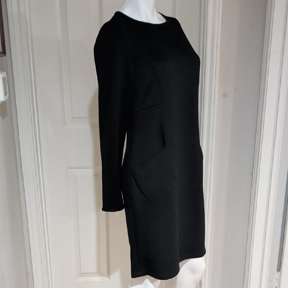 NWT Max Studio Classic Black Long Sleeve Dress Women's XL