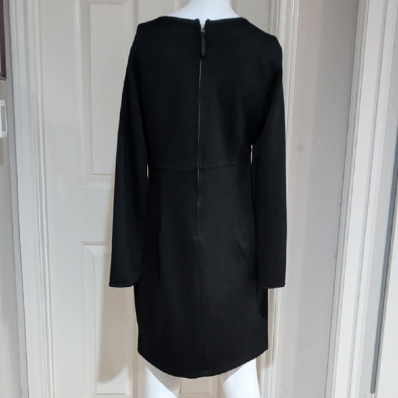 NWT Max Studio Classic Black Long Sleeve Dress Women's XL
