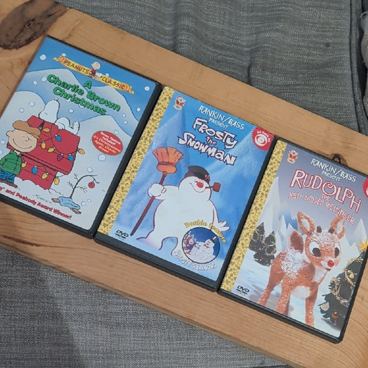 Set of 3 Holiday DVDs Vintage Retro