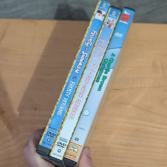 Set of 3 Holiday DVDs Vintage Retro
