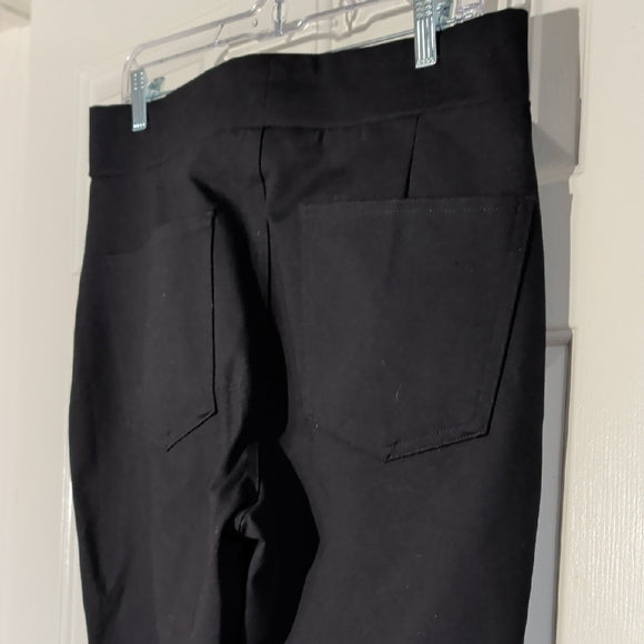 Terra & Sky Black Ankle Dress Pants Women's 0X/14W
