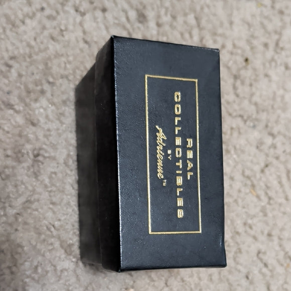 Adrienne Elegant Blue Genuine Leather Collectible Women's Watch