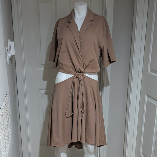 Vintage En Saison Beige One-Piece Dress Women's 1X NWT