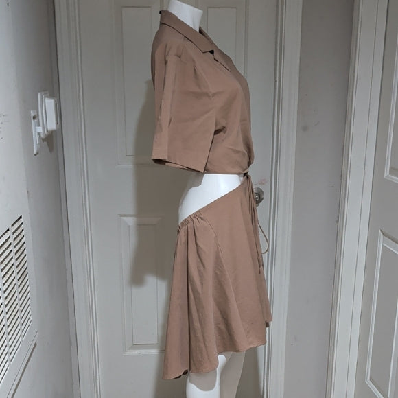 Vintage En Saison Beige One-Piece Dress Women's 1X NWT