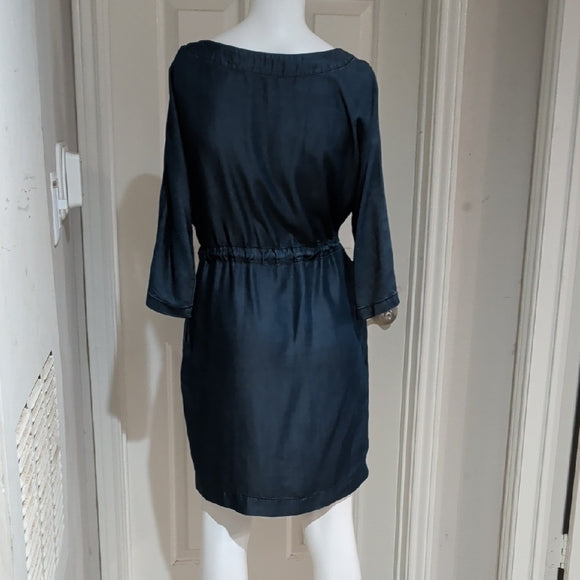 Zara Basic Denim Blue Dress Women's Medium NWOT