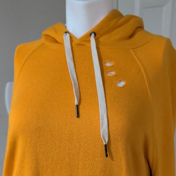 n:PHILANTHROPY Mustard Yellow Relaxed Hoodie Women's Large